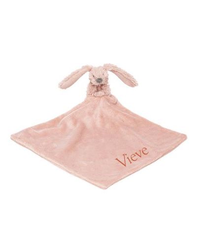 Happy Horse Rabbit Richie with blanket met naam | Old Pink