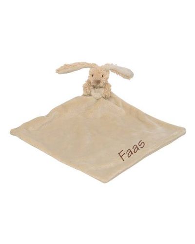 Happy Horse Rabbit Richie with blanket met naam | Beige