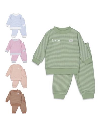 Feetje Pyjama met naam | Wafel | Groen