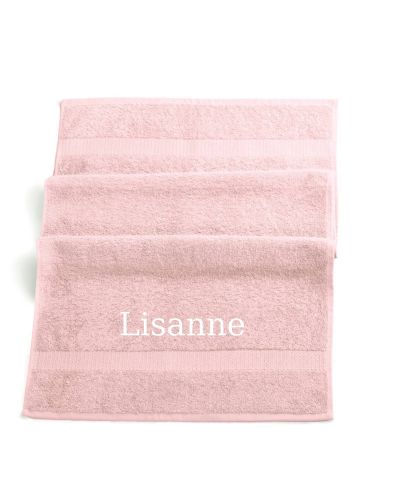 Handdoek met naam geborduurd | Blush | 50x100